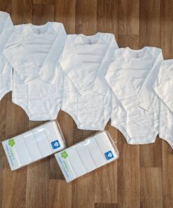5pcs Cotton Bodysuit Longsleeved