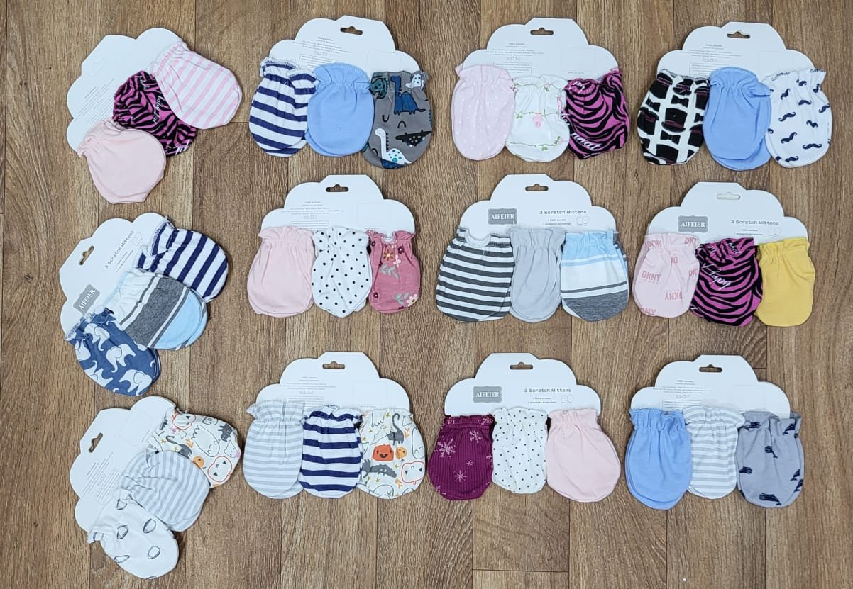 3pc Baby Mittens
