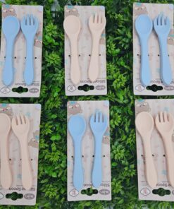Silicone Baby Spoon and Fork