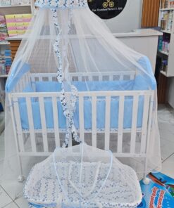 Metallic Crib With Baby Nest