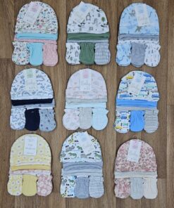 3pc Cap and Mittens Set